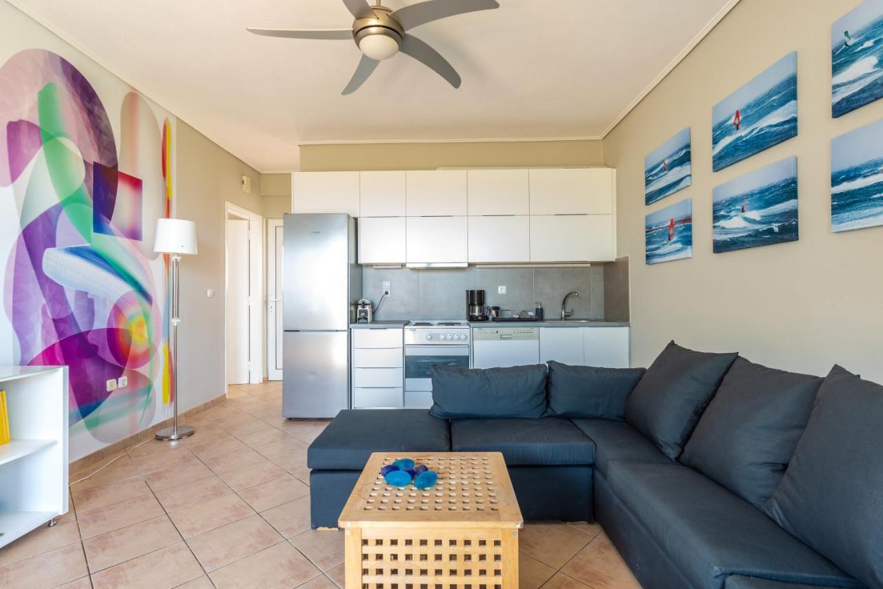 Windsurfing Seaside Apartment Artemida المظهر الخارجي الصورة
